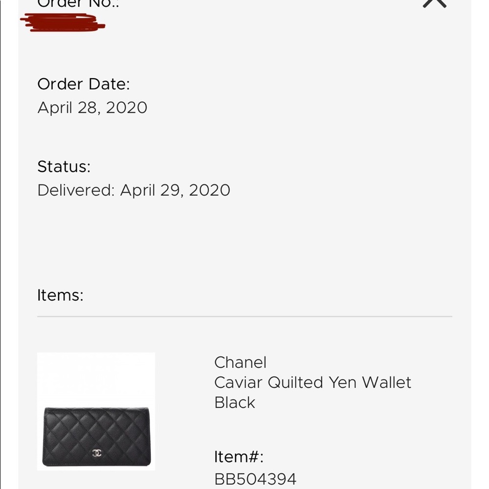 Chanel Caviar Quilted Yen Wallet - Picture 11 of 16